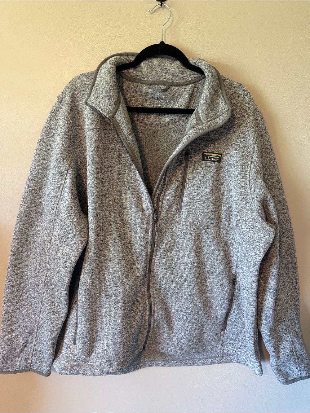 LL Bean Men’s Sweater Fleece Full Zip Jacket